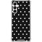 Black and White Polka Dots Galaxy A16 5G Clear Case