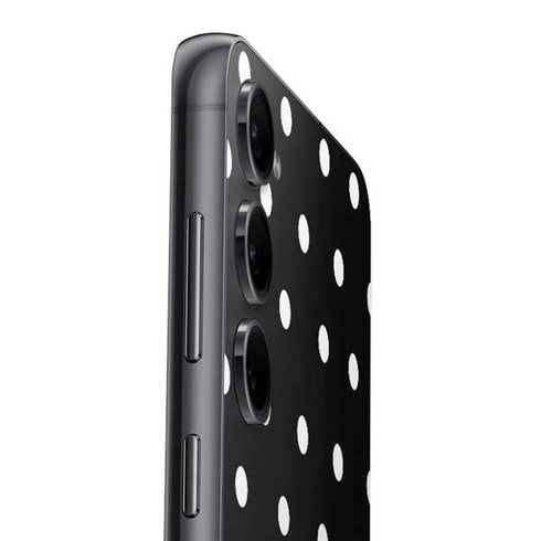 Black and White Polka Dots Galaxy A16 5G Skin