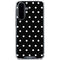 Black and White Polka Dots Galaxy A36 5G Clear Case
