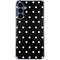 Black and White Polka Dots Galaxy A55 5G Clear Case