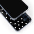 Black and White Polka Dots Galaxy A55 5G Clear Case