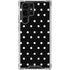 Black and White Polka Dots Galaxy S23 Ultra Clear Case