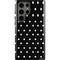 Black and White Polka Dots Galaxy S23 Ultra Pro Case