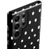 Black and White Polka Dots Galaxy S23 Ultra Pro Case