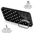 Black and White Polka Dots Galaxy S25 Kickstand Case