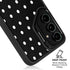Black and White Polka Dots Galaxy S25 Kickstand Case