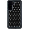 Black and White Polka Dots Galaxy S24 Plus Waterproof Case