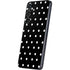 Black and White Polka Dots Galaxy S25 Skin