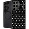 Black and White Polka Dots Galaxy S24 Ultra Kickstand Case