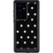 Black and White Polka Dots Galaxy S24 Ultra Waterproof Case