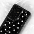 Black and White Polka Dots Galaxy S24 Ultra Waterproof Case