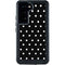 Black and White Polka Dots Galaxy S24 Waterproof Case