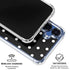 Black and White Polka Dots Galaxy S25 Clear Case