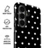 Black and White Polka Dots Galaxy S26 Plus Impact Case
