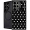 Black and White Polka Dots Galaxy S26 Ultra Kickstand Case