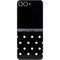 Black and White Polka Dots Galaxy Z Flip6 Skin