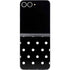 Black and White Polka Dots Galaxy Z Flip6 Skin