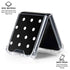 Black and White Polka Dots Galaxy Z Flip6 Clear Case