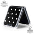 Black and White Polka Dots Galaxy Z Flip7 Clear Case