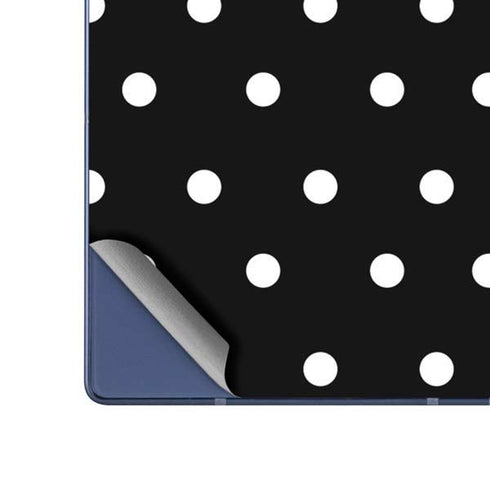Black and White Polka Dots Galaxy Z Fold6 Skin