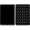 Black and White Polka Dots iPad Skins