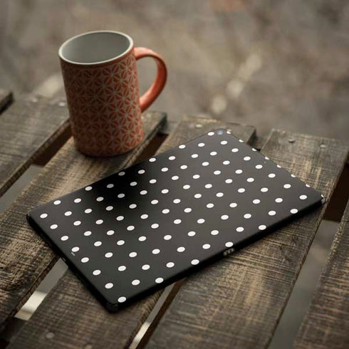 Black and White Polka Dots iPad Skins