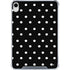 Black and White Polka Dots iPad 11th Gen (2025) Clear Case