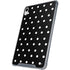 Black and White Polka Dots iPad 11th Gen (2025) Clear Case