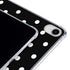 Black and White Polka Dots iPad 11th Gen (2025) Clear Case