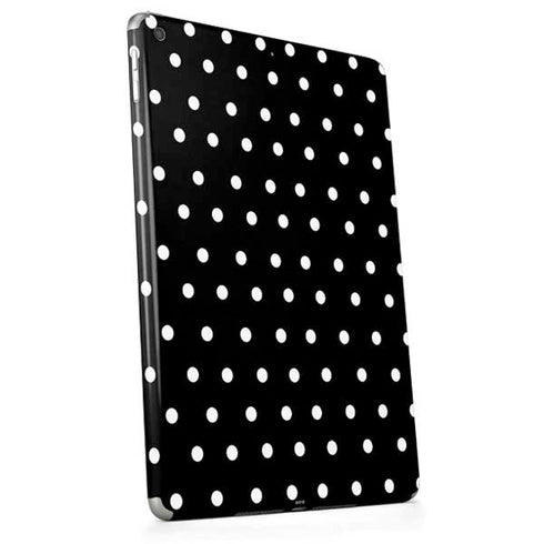 Black and White Polka Dots Apple iPad Skin