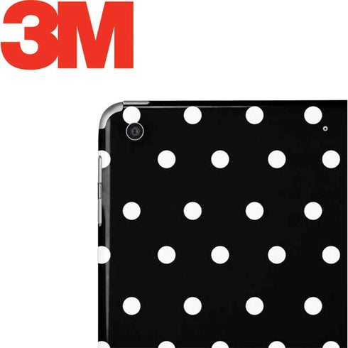 Black and White Polka Dots Apple iPad Skin