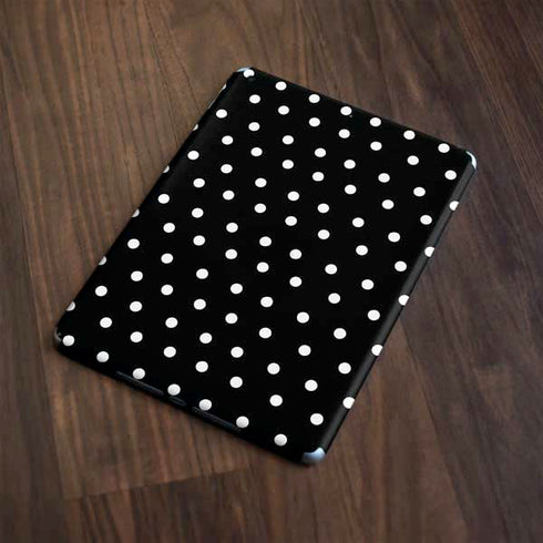 Black and White Polka Dots Apple iPad Skin