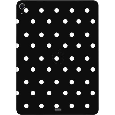 Black and White Polka Dots Apple iPad Air Skin
