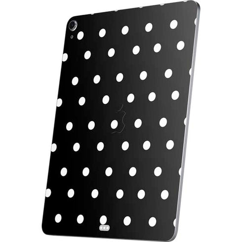 Black and White Polka Dots Apple iPad Air Skin