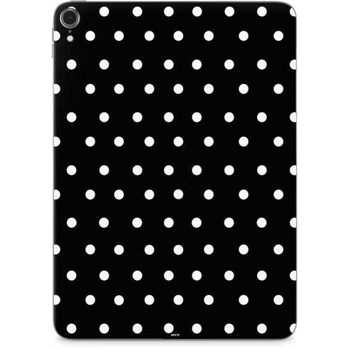 Black and White Polka Dots Apple iPad Pro Skin