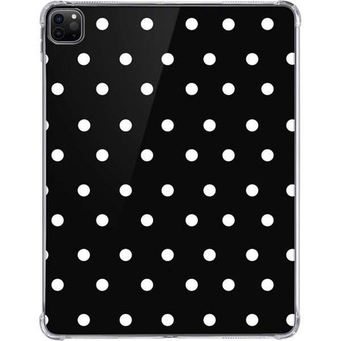 Black and White Polka Dots iPad Pro 11in (2024) Clear Case