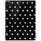 Black and White Polka Dots iPad Pro 11in (2024) Clear Case