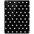 Black and White Polka Dots iPad Pro 11in (2024) Clear Case