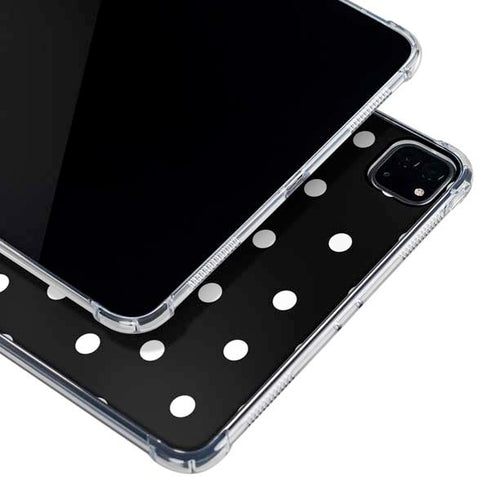 Black and White Polka Dots iPad Pro 11in (2024) Clear Case