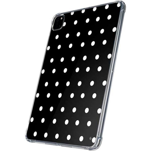 Black and White Polka Dots iPad Pro 11in (2024) Clear Case