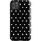 Black and White Polka Dots iPhone Cases
