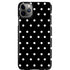 Black and White Polka Dots iPhone Cases