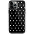 Black and White Polka Dots iPhone Cases