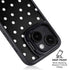 Black and White Polka Dots iPhone 14 Kickstand Case