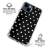Black and White Polka Dots iPhone 15 Clear Case