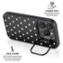 Black and White Polka Dots iPhone 15 Pro Kickstand Case