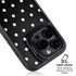 Black and White Polka Dots iPhone 15 Pro Kickstand Case