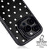 Black and White Polka Dots iPhone 15 Pro Max Kickstand Case