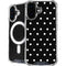 Black and White Polka Dots iPhone 16 MagSafe Case