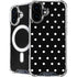 Black and White Polka Dots iPhone 16 MagSafe Case